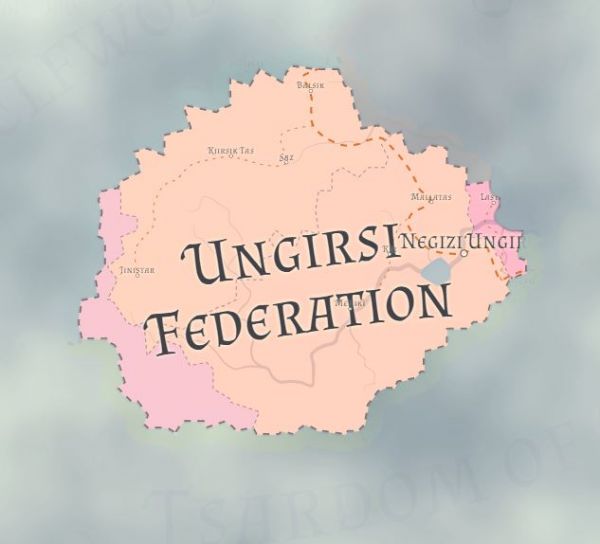 A map of the Ungirsi Federation