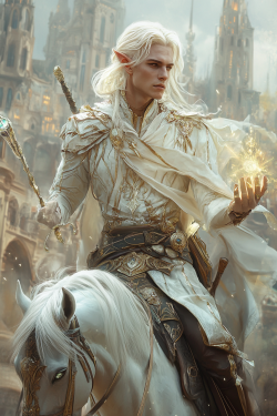 A Friggaelf military swordsman.